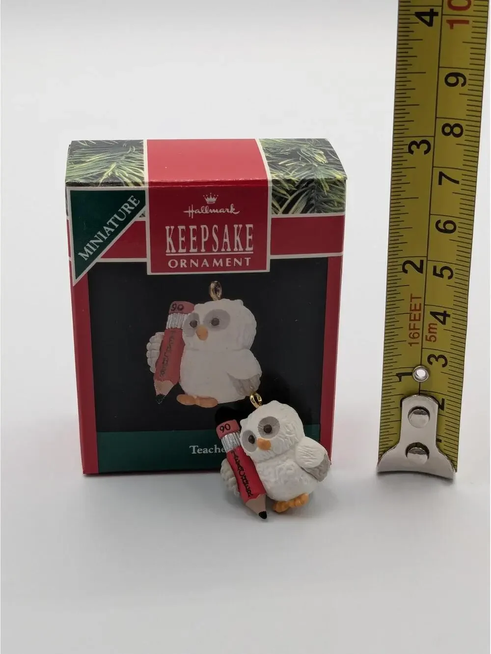 Hallmark Keepsake Teacher Miniature Ornament 1990, New in Box